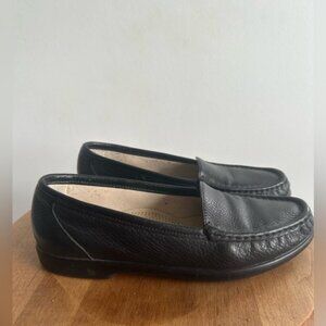 SAS Tripad Comfort Loafers Womens Size 8.5 Black Round Toe Wear On Heel
